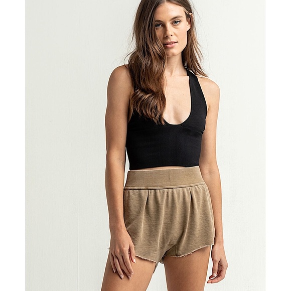 NEW Free People Cozy Lounge Super Soft Shorts Small /S NWT - Picture 1 of 7